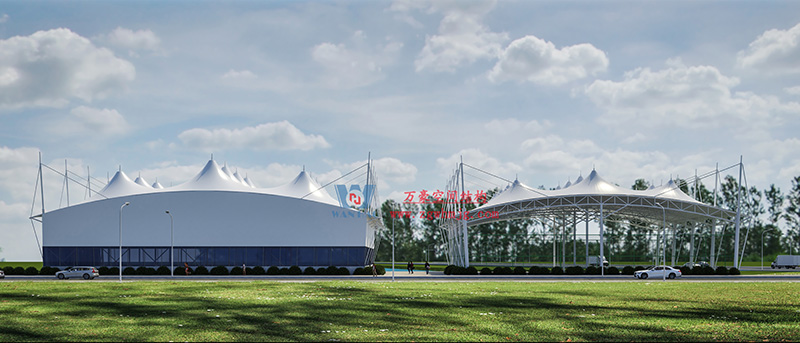 “邊角料”變“金角銀邊”|溫州惠民路西側綠地球場鋼膜結構工程最新施工進度 “邊角料”變“金角銀邊”|溫州惠民路西側綠地球場鋼膜結構工程最新施工進度