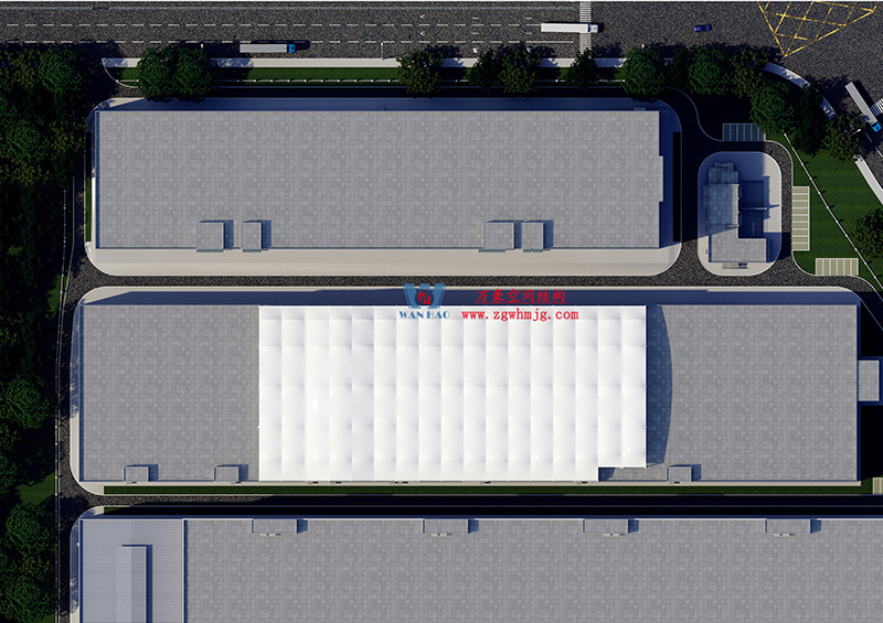 浙江真愛毯業(yè)科技有限公司廠房三屋面膜結(jié)構(gòu)工程完工大吉! 浙江真愛毯業(yè)科技有限公司廠房三屋面膜結(jié)構(gòu)工程完工大吉!