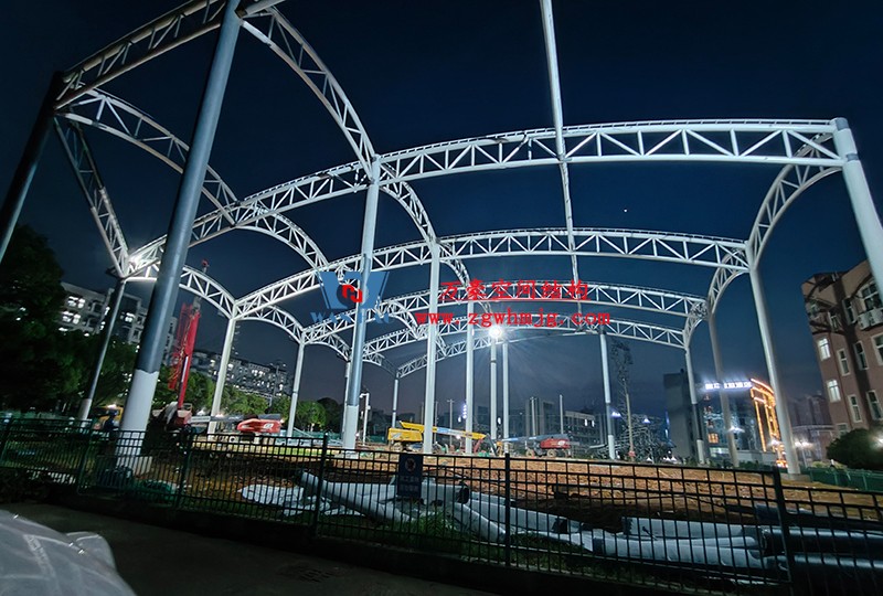 國網(wǎng)江西省電力有限公司培訓(xùn)中心實訓(xùn)基地改造膜結(jié)構(gòu)項目最新施工進度 國網(wǎng)江西省電力有限公司培訓(xùn)中心實訓(xùn)基地改造膜結(jié)構(gòu)項目最新施工進度