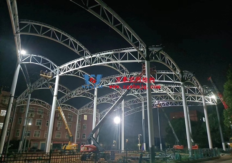 國網(wǎng)江西省電力有限公司培訓(xùn)中心實訓(xùn)基地改造膜結(jié)構(gòu)項目最新施工進度 國網(wǎng)江西省電力有限公司培訓(xùn)中心實訓(xùn)基地改造膜結(jié)構(gòu)項目最新施工進度