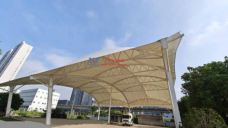 溫州惠民路西側綠地球場鋼膜結構工程完工 溫州惠民路西側綠地球場鋼膜結構工程完工