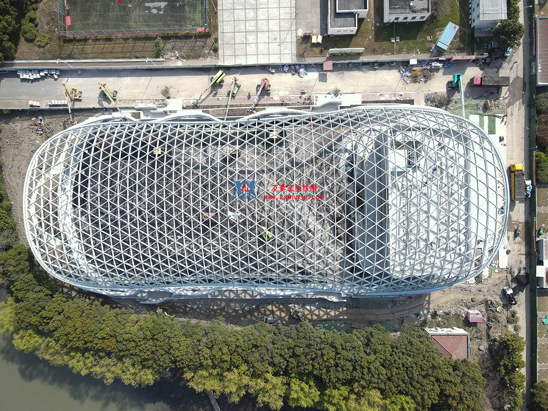 鋼結構雙曲網(wǎng)殼的結構韻律美感
