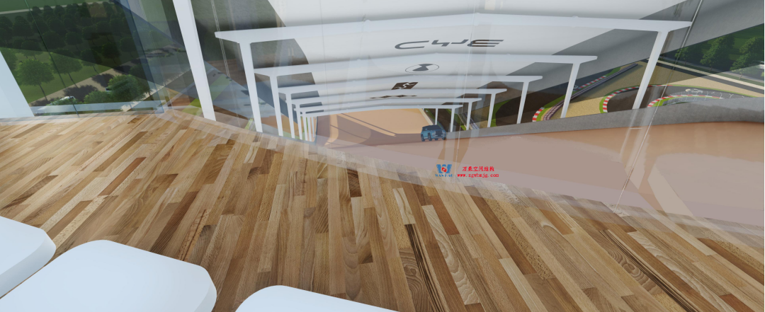 馭風(fēng)逐沙，織就賽道美學(xué)——比亞迪紹興嵊州賽車場干拔沙坡觀景平臺鋼膜結(jié)構(gòu)