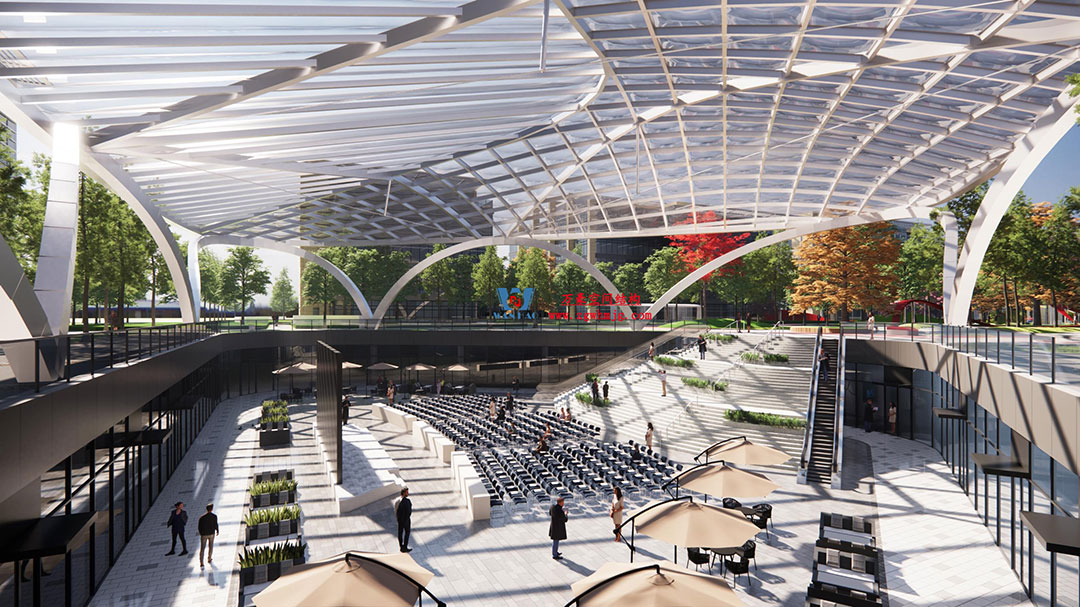 ETFE氣枕膜與雙曲面空間網(wǎng)殼結(jié)構(gòu)結(jié)合是什么樣?一起來一睹真容 ETFE氣枕膜與雙曲面空間網(wǎng)殼結(jié)構(gòu)結(jié)合是什么樣?一起來一睹真容