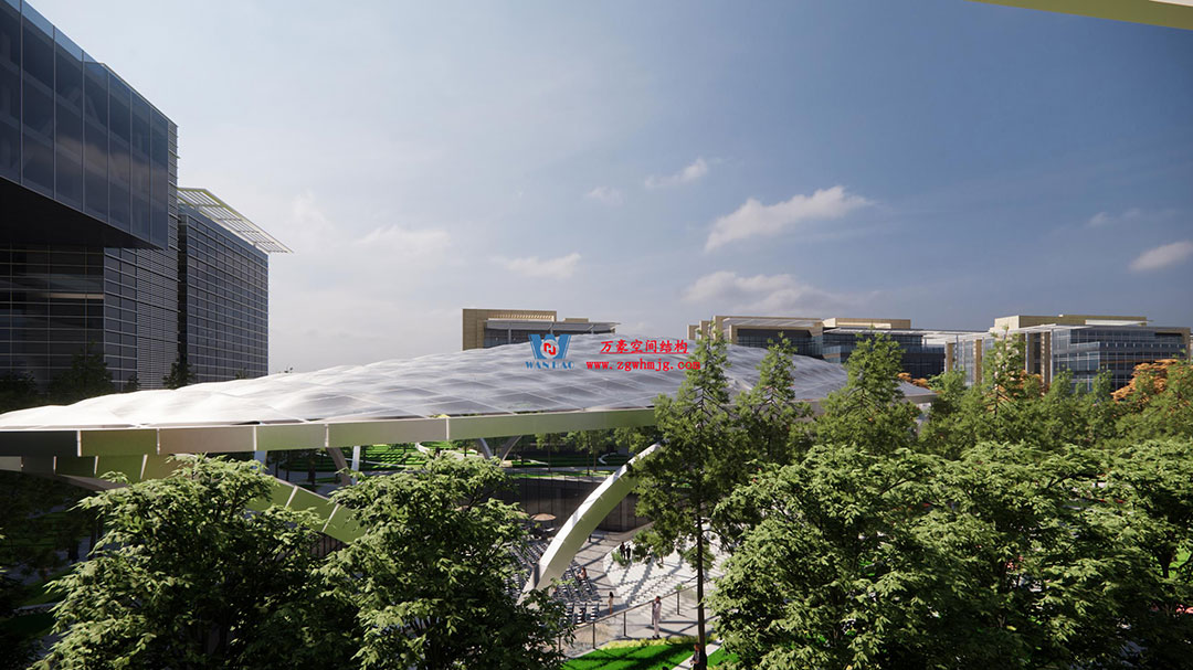 ETFE氣枕膜與雙曲面空間網(wǎng)殼結(jié)構(gòu)結(jié)合是什么樣?一起來一睹真容 ETFE氣枕膜與雙曲面空間網(wǎng)殼結(jié)構(gòu)結(jié)合是什么樣?一起來一睹真容