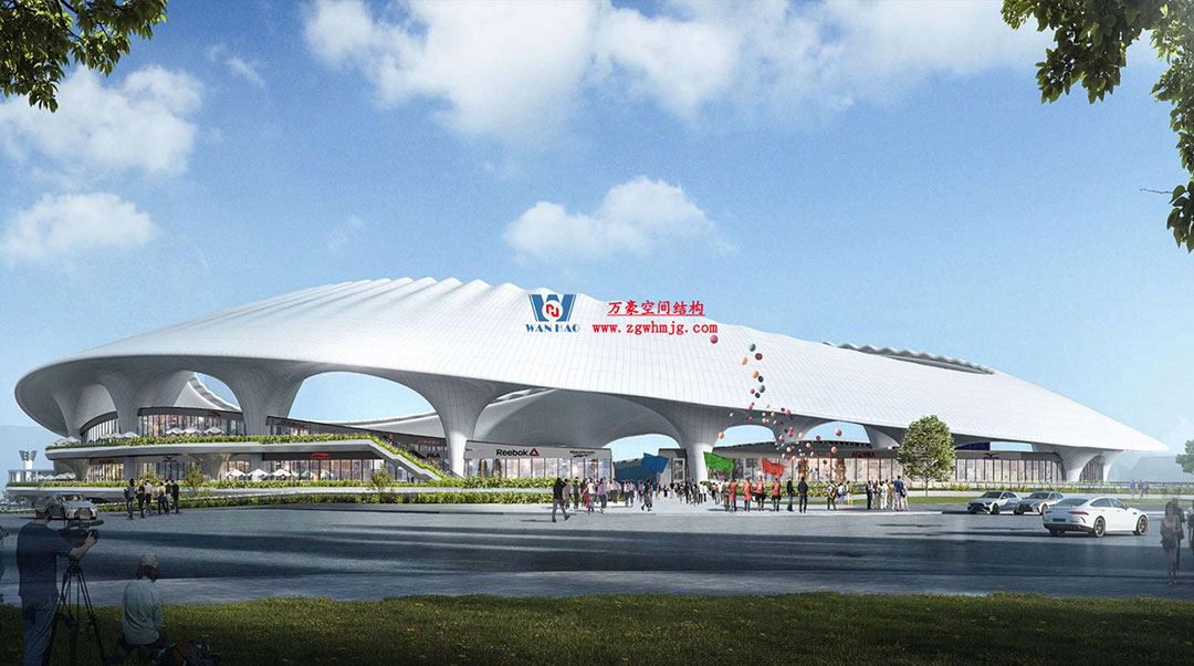 萬豪中標(biāo)-山東蓬萊PEFE膜結(jié)構(gòu)體育場(chǎng)