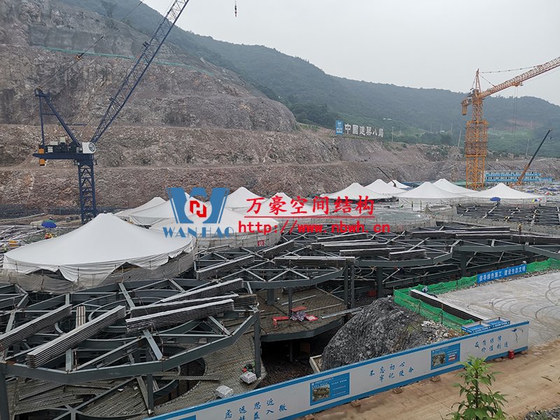 南京園博園穹蓋式膜結構棚項目