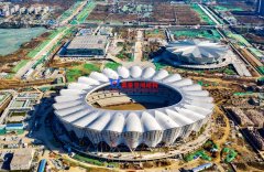 【石榴花】綻放 — 西安奧體中心主體育場(chǎng)